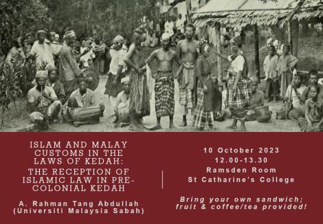 Publicity for Islam and Malay Customs in the Laws of Kedah event