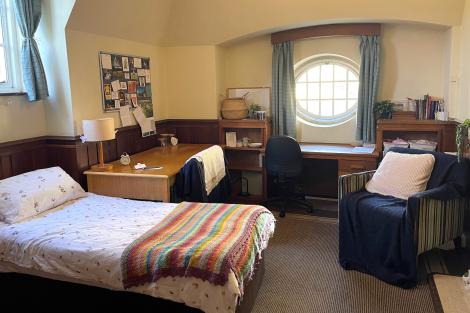 St Catharine's student bedroom