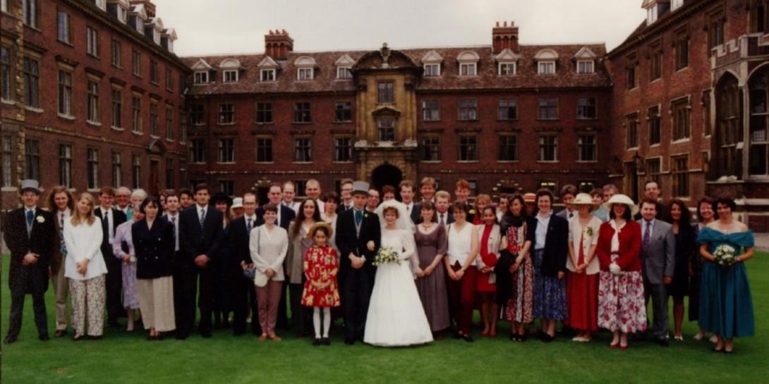 Dr Steve Foister's wedding at St Catharine's in 1994