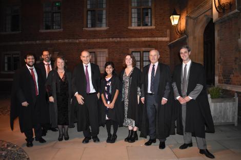 The Master, President and newly admitted Fellows of St Catharine's College