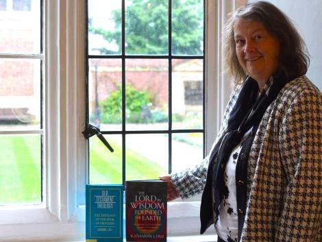 Professor Katharine Dell with her two newly published books