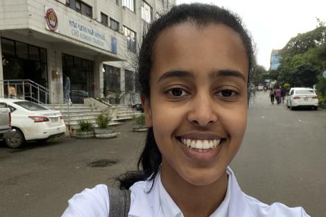 Helen Alemayehu in Addis Ababa, Ethiopia