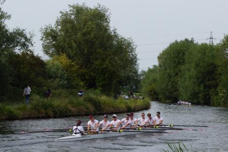 St Catharine's M1 rowing in May Bumps 2023