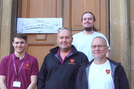 Members of the St Catharine's maintenance team