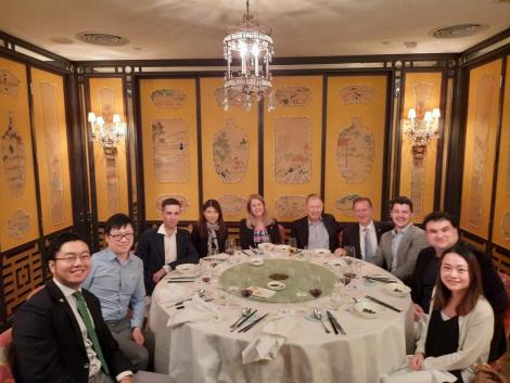 St Catharine's alumni dinner in Hong Kong in May 2023