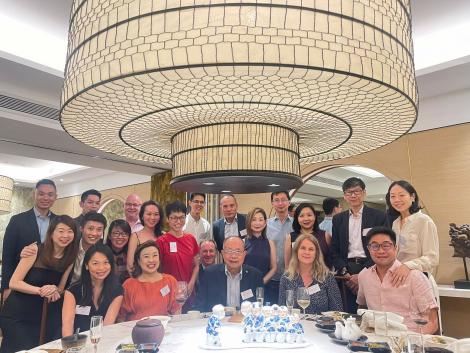 St Catharine's alumni dinner in Singapore in May 2023