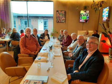 St Catharine's alumni at a St Catharine's Day meal in Bristol