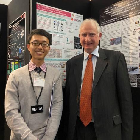 Dr Andy Wang with Daniel Zeichner MP