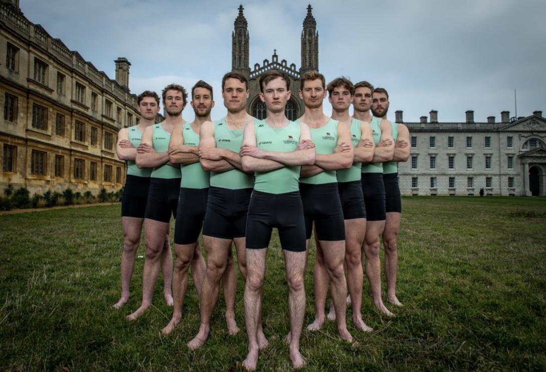 CUBC Men's squad for the 2022 Boat Race